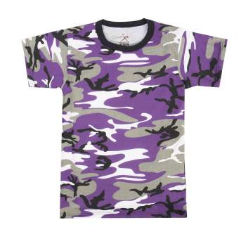 KIDS BOYS GIRLS TSHIRT CAMOUFLAGE COMBAT HUNTING FISHING ARMY TOP SHOOTING  TEE