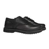 Leather Military Uniform Oxford Dress Shoe Black With Work Sole