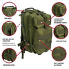 MOLLE Convertible Sling Backpack Medium Transport Pack