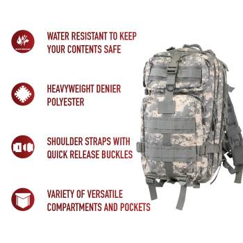 MOLLE Medium Transport Tactical Backpack Pack