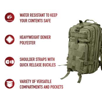 MOLLE Medium Transport Tactical Backpack Pack