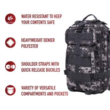 MOLLE Medium Transport Tactical Backpack Pack