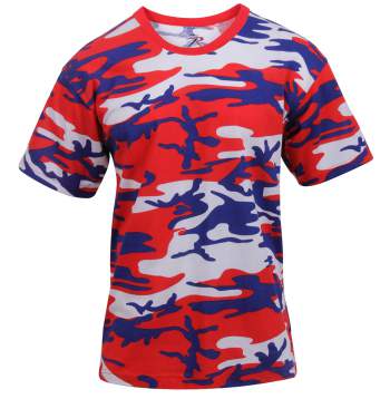 Red, White, & Blue Camouflage T-Shirt
