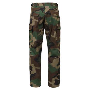 Rip Stop BDU Pants Woodland Camouflage