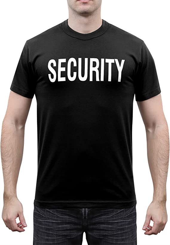 Standard Fit Security T-Shirt - Black