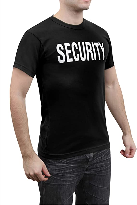 Standard Fit Security T-Shirt - Black