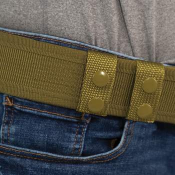 Snap Belt Keeper With Inner Hook Attachment