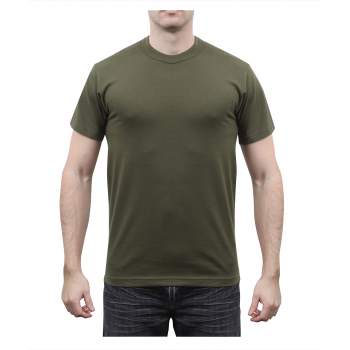 Solid Color Military T-Shirt