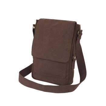 Vintage Canvas Military Tech Messenger Shoulder Bag