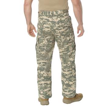Vintage Paratrooper Fatigue Pants ACU Camouflage