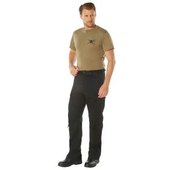 Vintage Paratrooper Fatigue Pants Black