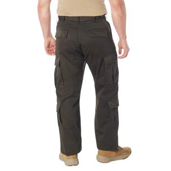 Vintage Paratrooper Fatigue Pants Brown