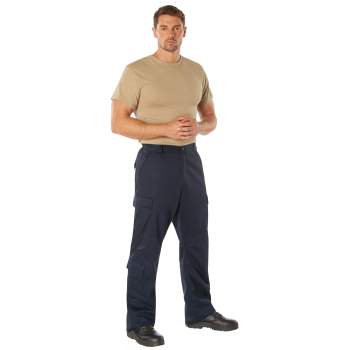 Vintage Paratrooper Fatigue Pants Navy Blue