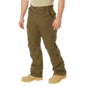 Vintage Paratrooper Fatigue Pants Russet Brown