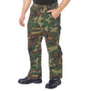 Vintage Paratrooper Fatigue Pants Woodland Camouflage