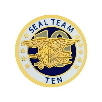 Seal Team 10 Hat Pin (7/8 Inch)