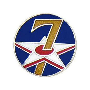 7th Air Force Hat Pin (3/4 Inch)