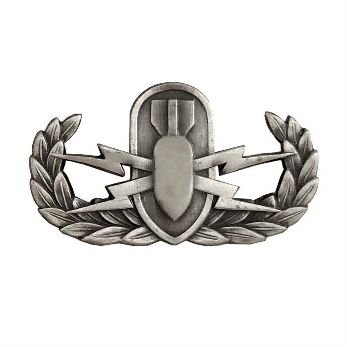 Silver Ox Explosive Ordnance (EOD) Badge