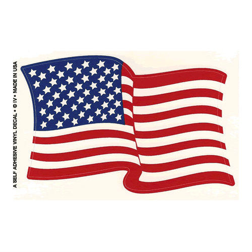 US Wavy Flag Decal