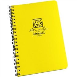 Rite in the Rain All Weather Journal Spiral Notebook Yellow