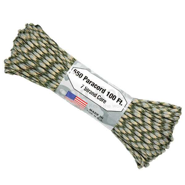 100Ft 550 Paracord ACU - Indy Army Navy