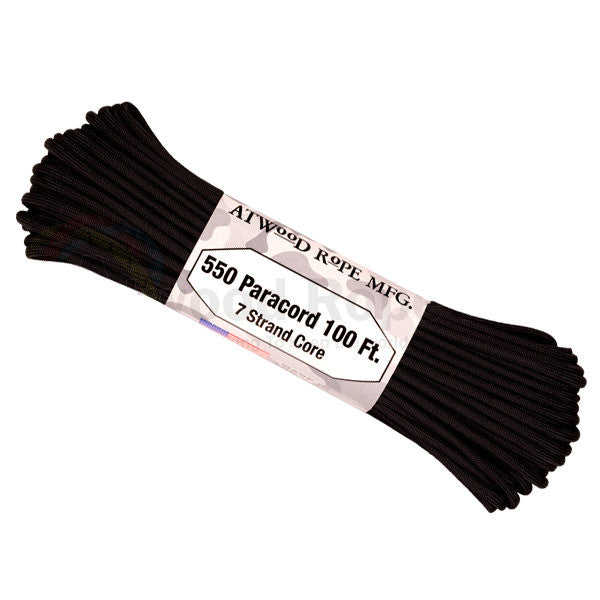 7 Strand 550 Paracord | Self Reliance Outfitters Black