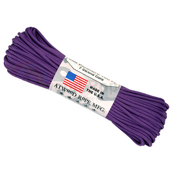 100Ft 550 Paracord Purple - Army Navy Gear