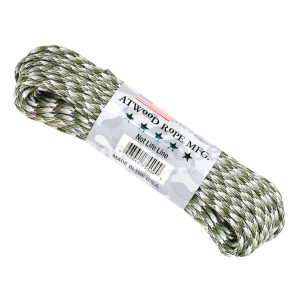 100Ft 550 Paracord Siberian Camouflage