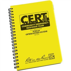 Rite in the Rain 573 All Weather CERT Field Operating Guide