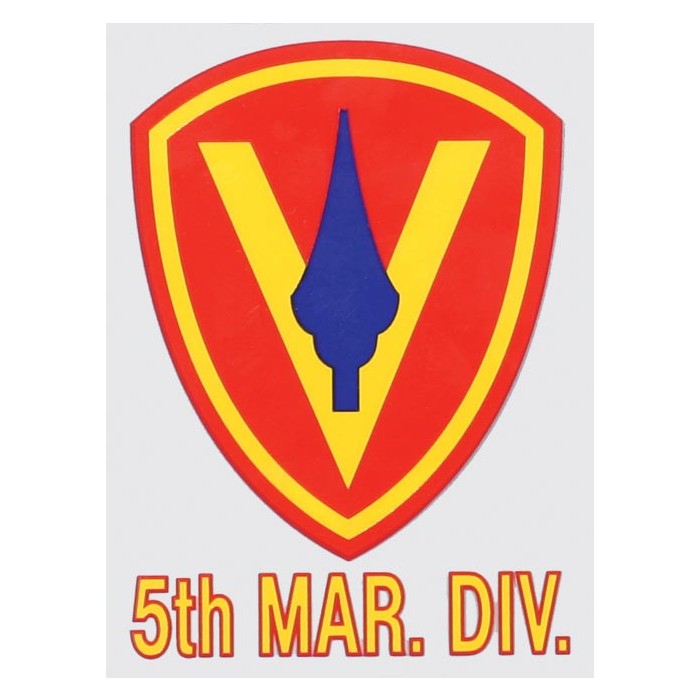 5th Marine Division Decal