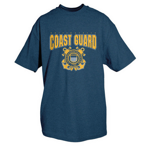 Navy Coast Guard Crest T-Shirt - Indy Army Navy