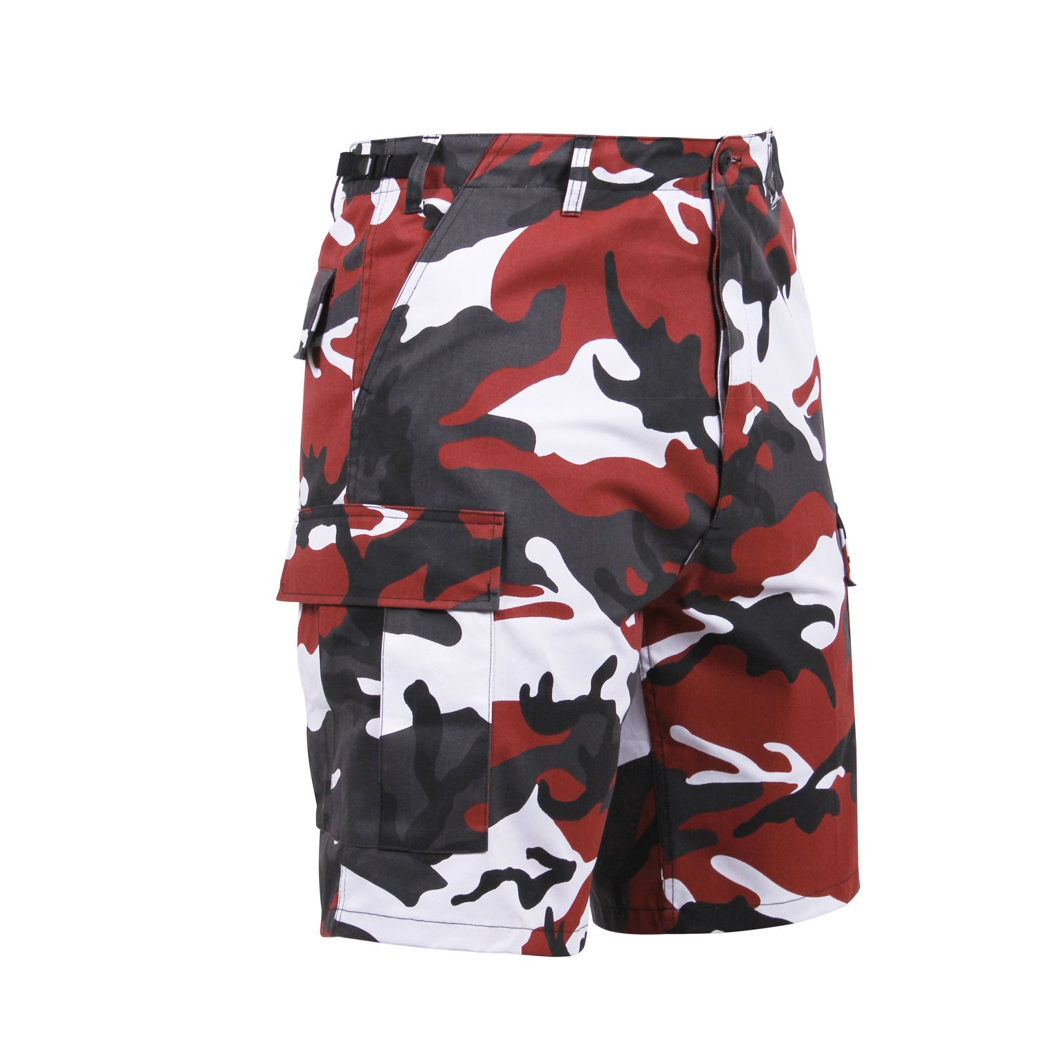 Red Camouflage BDU Shorts
