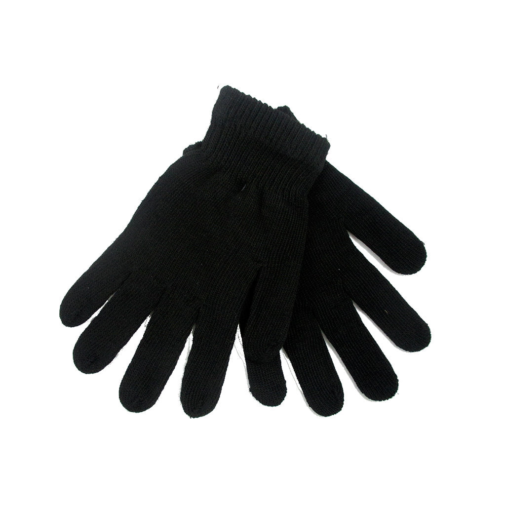 Magic Gripper Dot Gloves Size Youth - Adult 2X Black