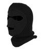 Knit / Fleece Face Mask Black