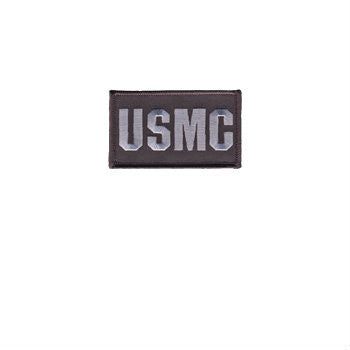 Black USMC Hook & Loop Patch