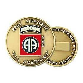 82nd Airborne Challenge Coin