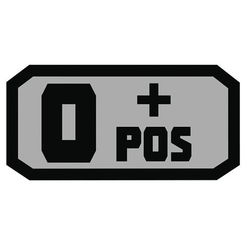 Blood Type O Positive Desert Version A Patch Hook And Loop, Medical  Patches, Army Patches