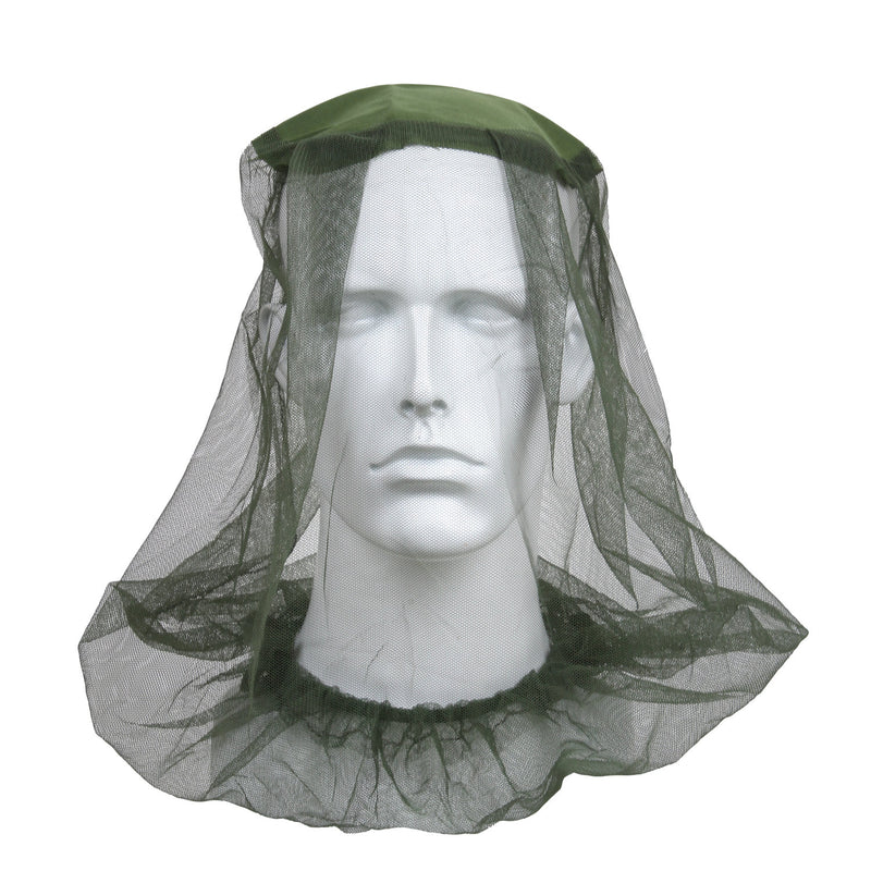 Olive Drab Pocket Mosquito Head Net - Indy Army Navy