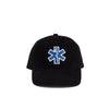 Embroidered Star of Life Hat Black