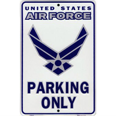 United States Air Force Parking Only Parking Sign