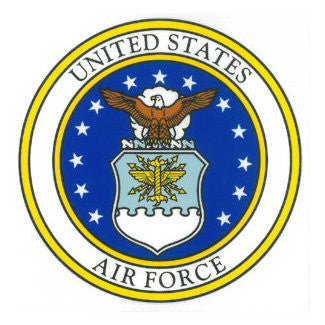 Air Force Seal Round Decal (4 Inch)