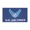 Air Force Wing Logo Flag 3' x 5'