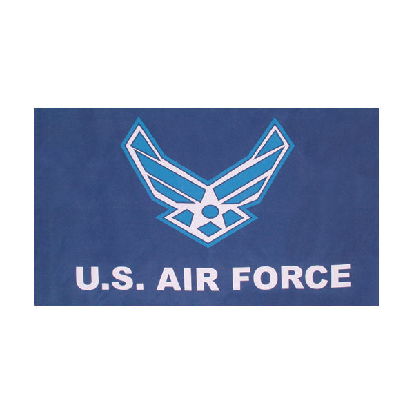 Air Force Wing Logo Flag 3' x 5'