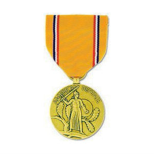 WWII American Defense Service Medal Anodized