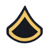 Army Gold / Blue Private First Class (PFC) (E-3) Chevron Set Female