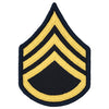 Army Gold / Blue Staff Sergeant (E-6) Chevron Set Female (1 Pair)
