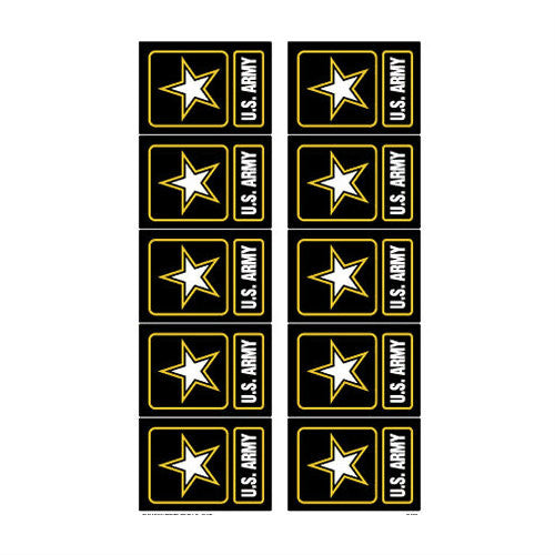 Army Logo Mini Sticker Pack