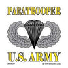 Army Paratrooper Jump Wing Decal