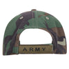 Army Text Hat Woodland Camouflage
