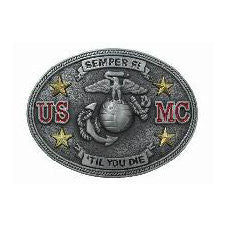 Semper Fi USMC Belt Buckle